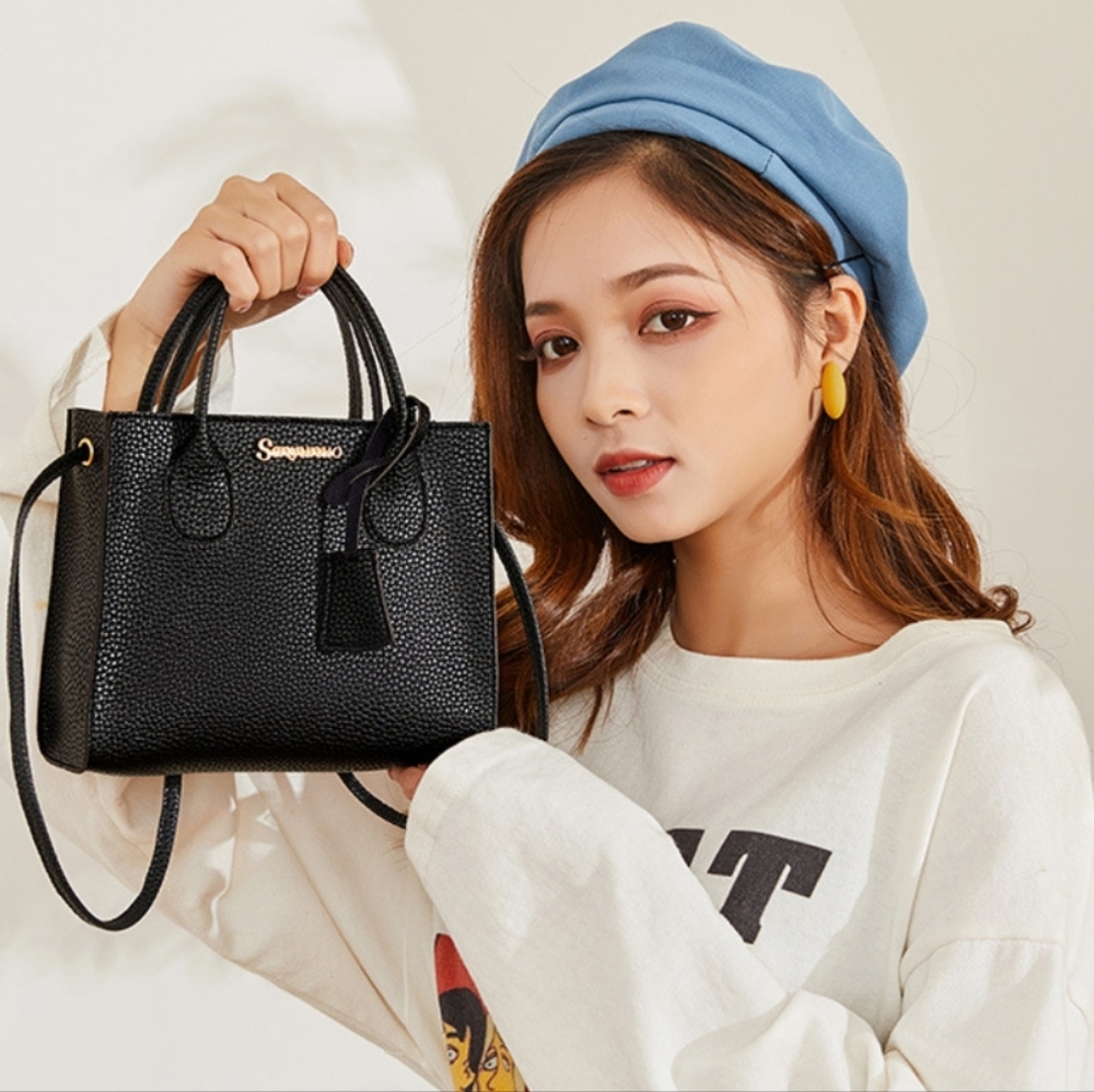 Elegant Purse, Women's Simple Faux Leather Handbag, Casual Zipper Shoulder Bags - Picture 7 of 16
